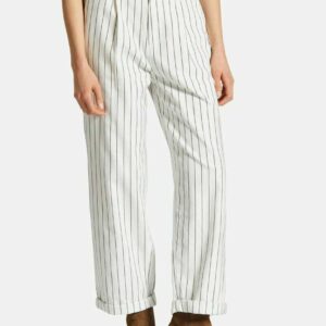 Victory Trouser Pant - Off White/Black